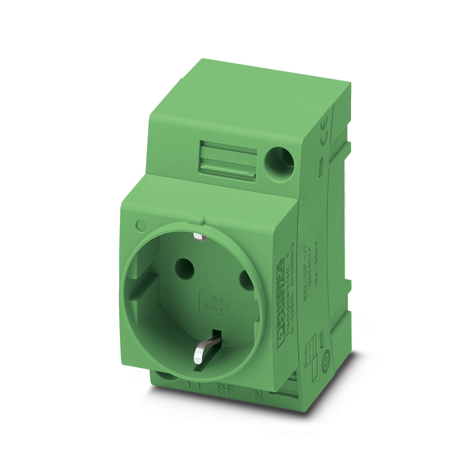 EO-CF/UT/GN – Ổ cắm đơn màu xanh