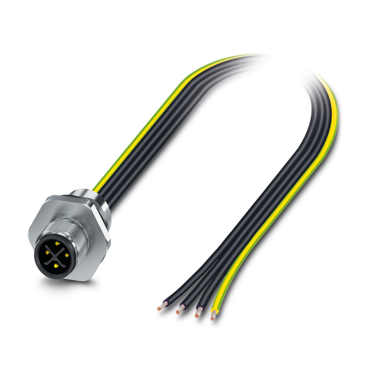 SACC-E-M12MSS-4P-M16XL/0,5 PE