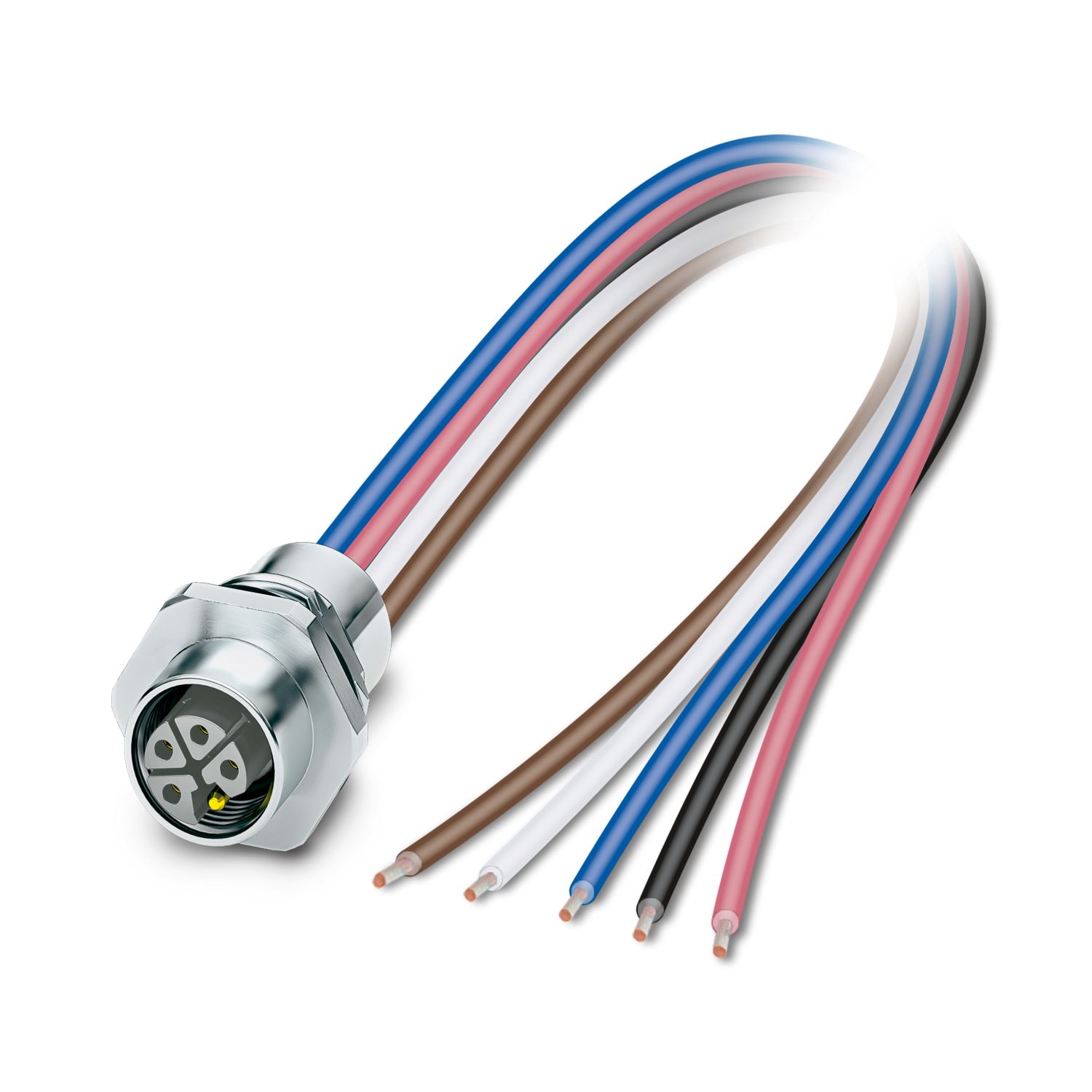 SACC-E-M12FSL-4FE-M16XL/0,2 GR