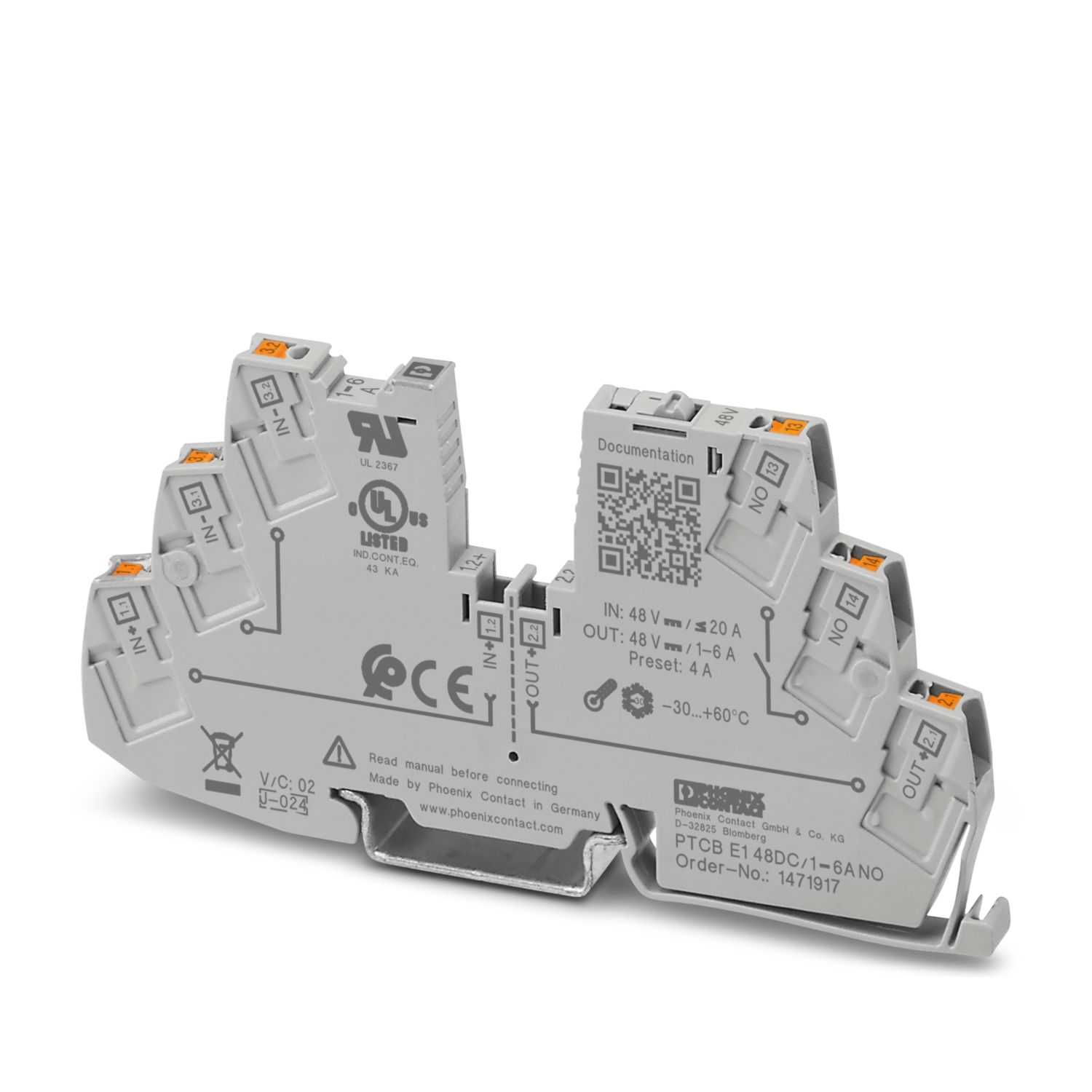 PTCB E1 48DC/1-6A NO