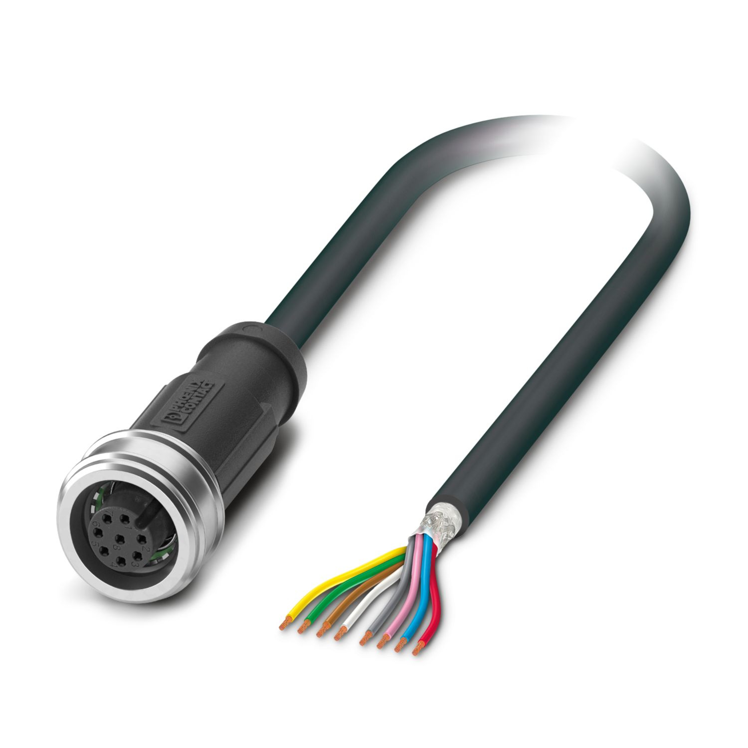 SAC-8P- 5,0-PUR/P12FS SH