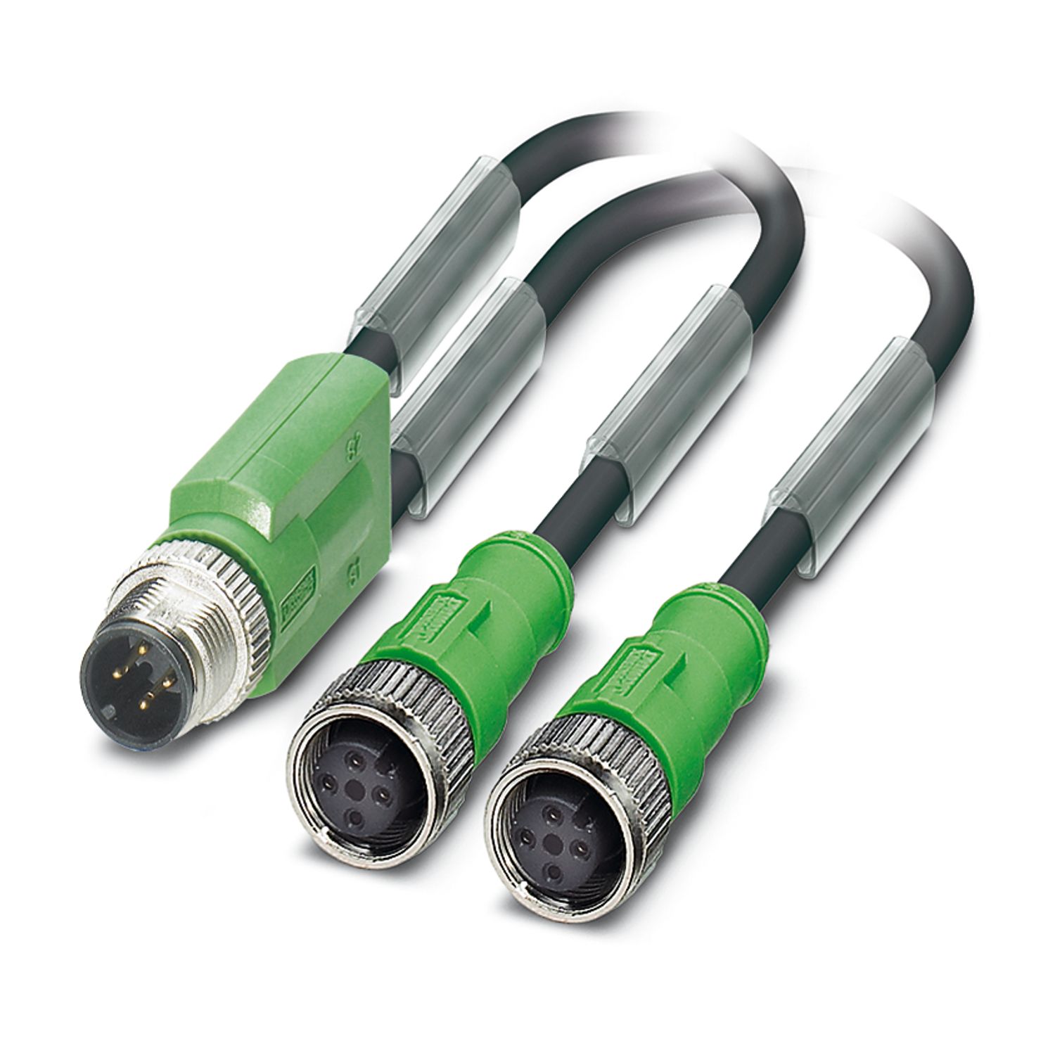 SAC-3P-M12Y/2X1,5-PUR/M12FS B