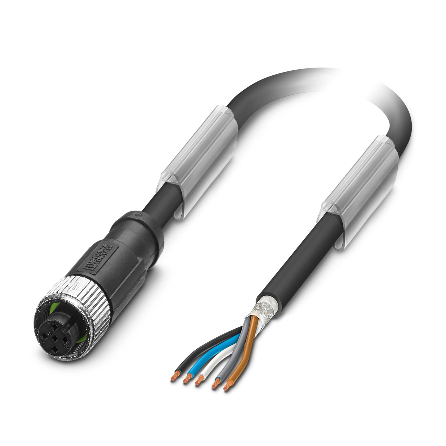 SAC-5P- 3,0-PUR/M12FS SH