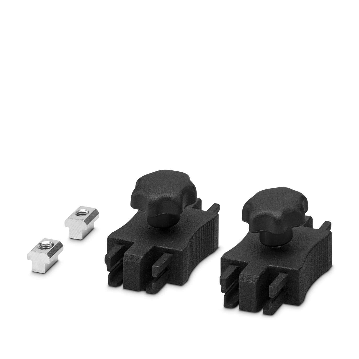 BS-DIN RAIL FIXTURE/TWIN CLAMP