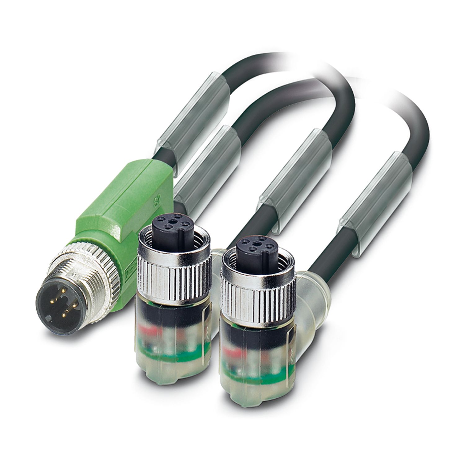 SAC-3P-M12Y-2XM12FR-2LB/.../..