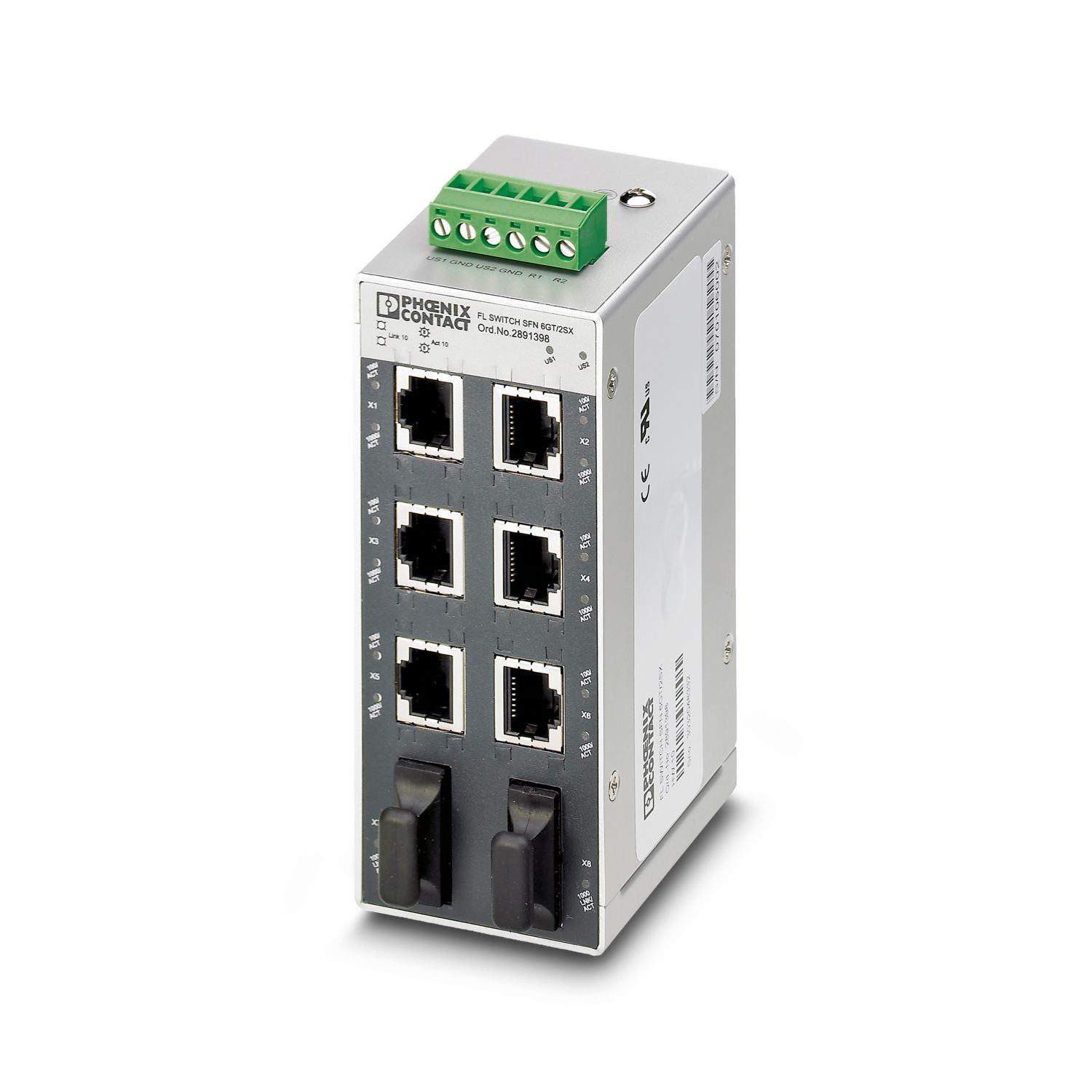 FL SWITCH SFN 6GT/2LX-20