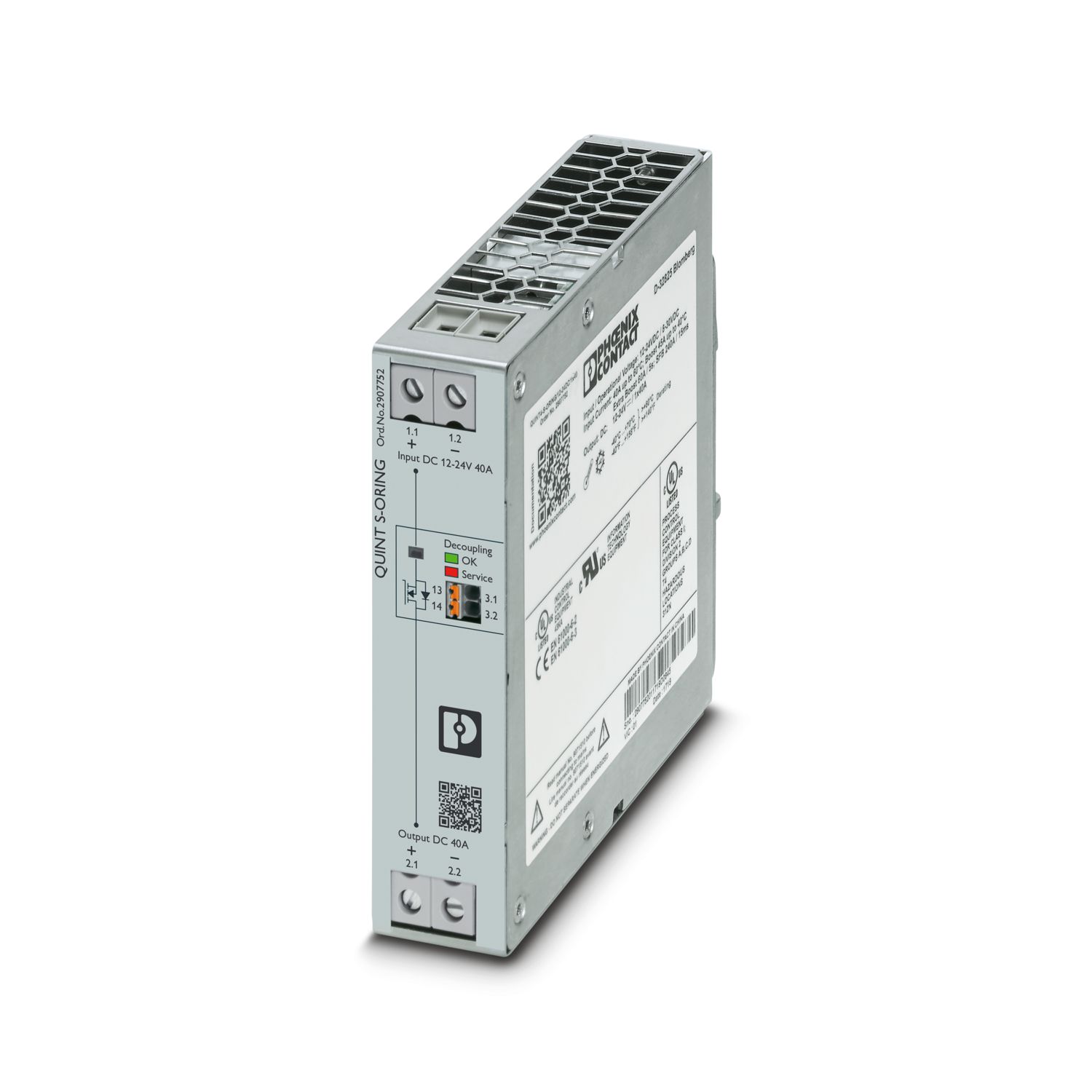 QUINT4-S-ORING/12-24DC/1X40